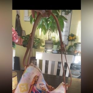 Authentic leather LV purse strap